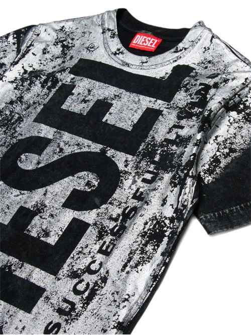 T-shirt bambino Diesel nera a manica corta DIESEL KIDS | J02578KYA0PK900